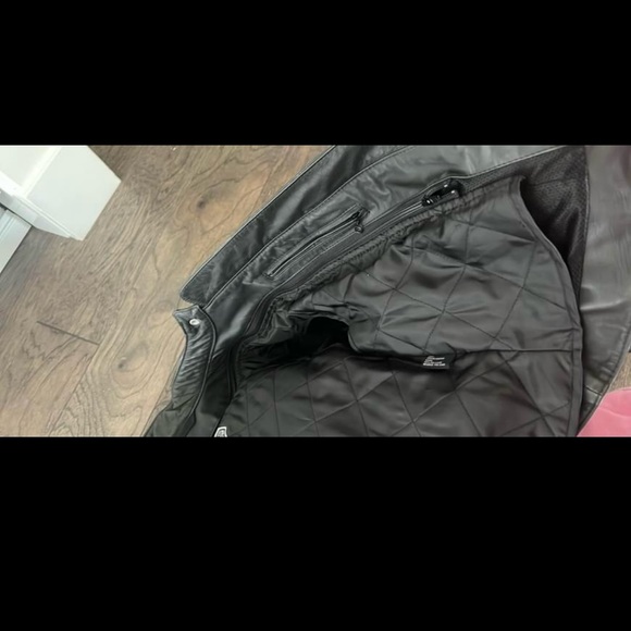 Z1R Black & White Women’s Leather Motorcycle Jacket Small - Picture 7 of 10